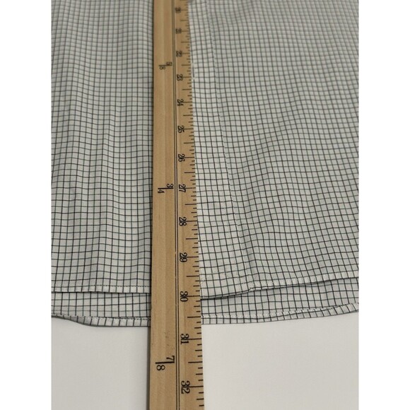 Ralph Lauren Mens 17 1/2 Custom Fit Long Sleeve Purple Check Button Up Pony - Picture 6 of 6